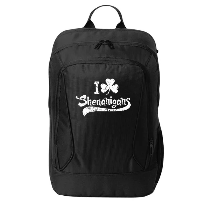 Clover Shenanigans Funny Irish Clover St Saint Patricks Day City Backpack