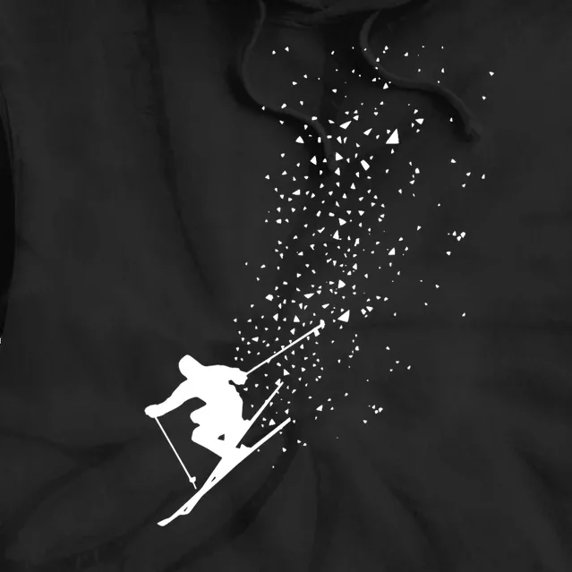 Cool Ski Freestyle Skiing Winter Sports Skier Freeski Gift Tie Dye Hoodie