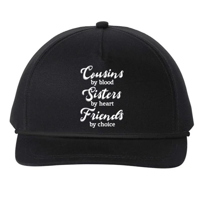 Cousins Sisters Friends Relatives Family Niece Aunt Uncle Cute Gift Snapback Five-Panel Rope Hat