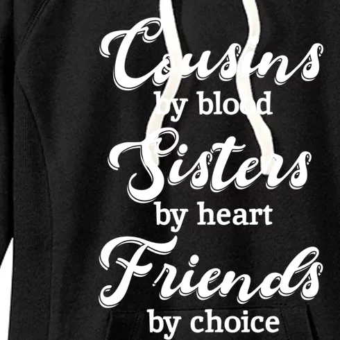 Cousins Sisters Friends Relatives Family Niece Aunt Uncle Cute Gift Women's Fleece Hoodie