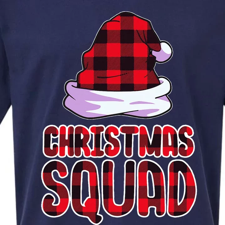 Christmas Squad Family Group Matching Sueded Cloud Jersey T-Shirt