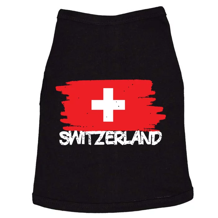 Cool Switzerland Flag Doggie Tank