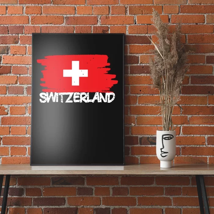 Cool Switzerland Flag Poster