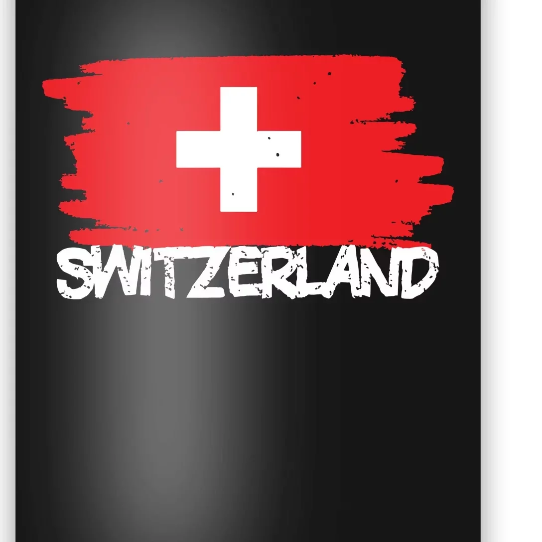 Cool Switzerland Flag Poster