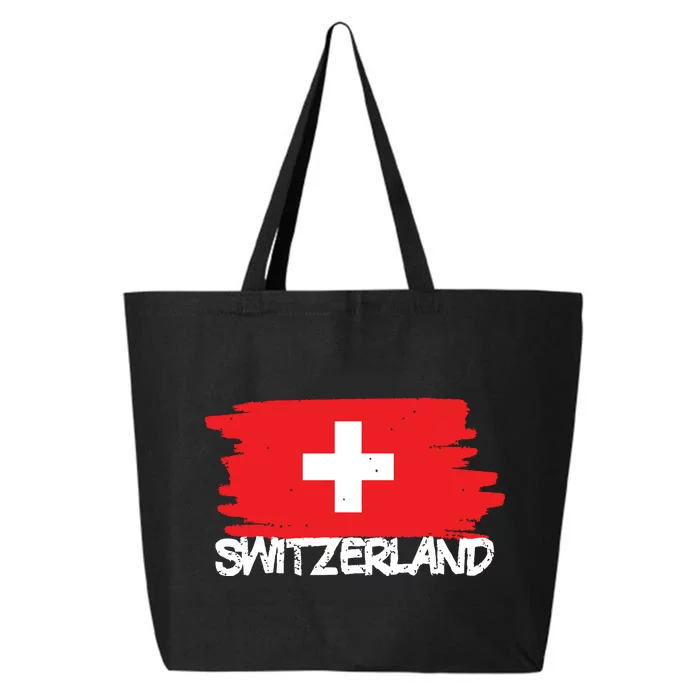 Cool Switzerland Flag 25L Jumbo Tote