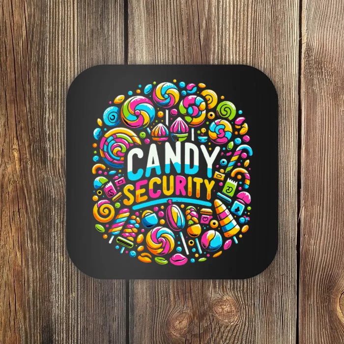 Candy Security Funny Candy Land Costume Candyland Party Coaster