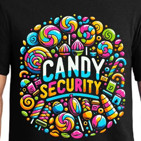 Candy Security Funny Candy Land Costume Candyland Party Pajama Set