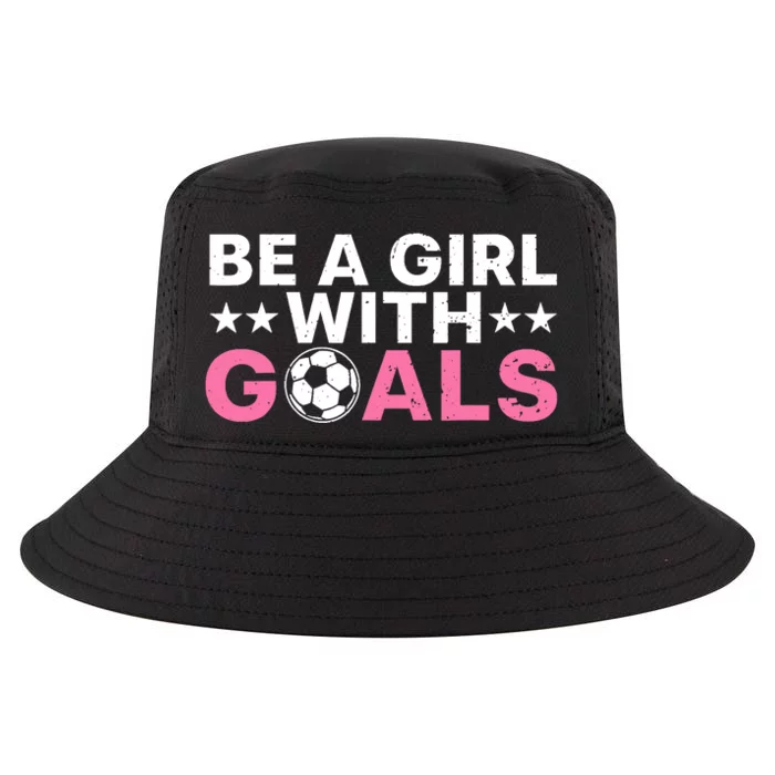 Cool Soccer For Wo Girl Football Soccer Lovers Sayings Cool Comfort Performance Bucket Hat