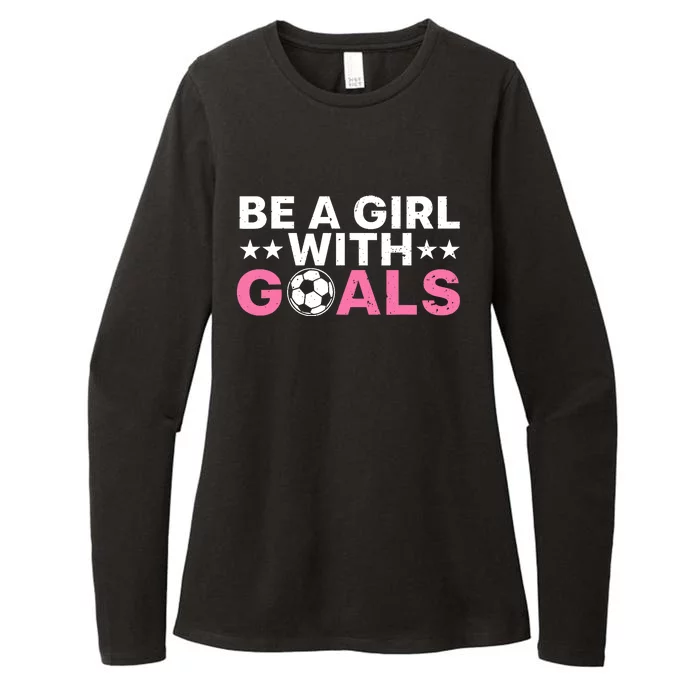 Cool Soccer For Wo Girl Football Soccer Lovers Sayings Womens CVC Long Sleeve Shirt