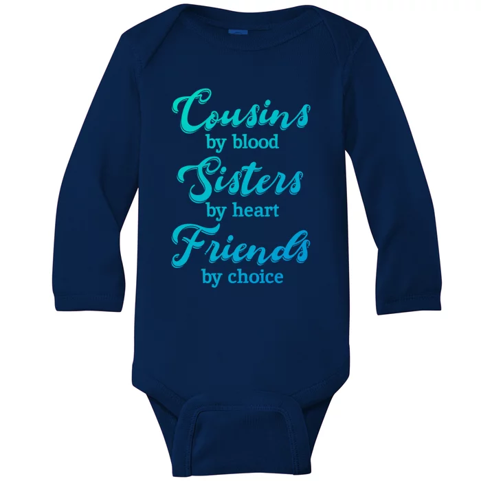 Cousins Sisters Friends Relatives Family Niece Aunt Uncle Cute Gift Baby Long Sleeve Bodysuit