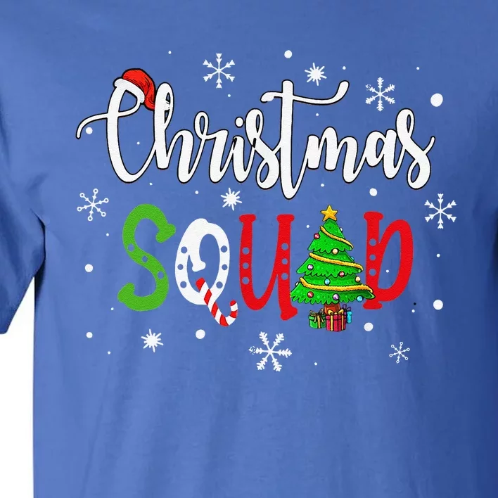 Christmas Squad Funny Family Matching Pajamas Tall T-Shirt