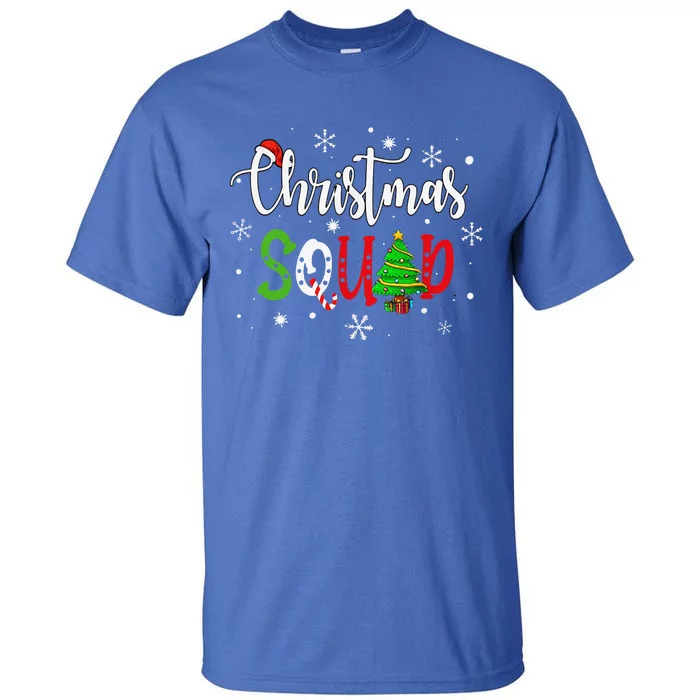 Christmas Squad Funny Family Matching Pajamas Tall T-Shirt