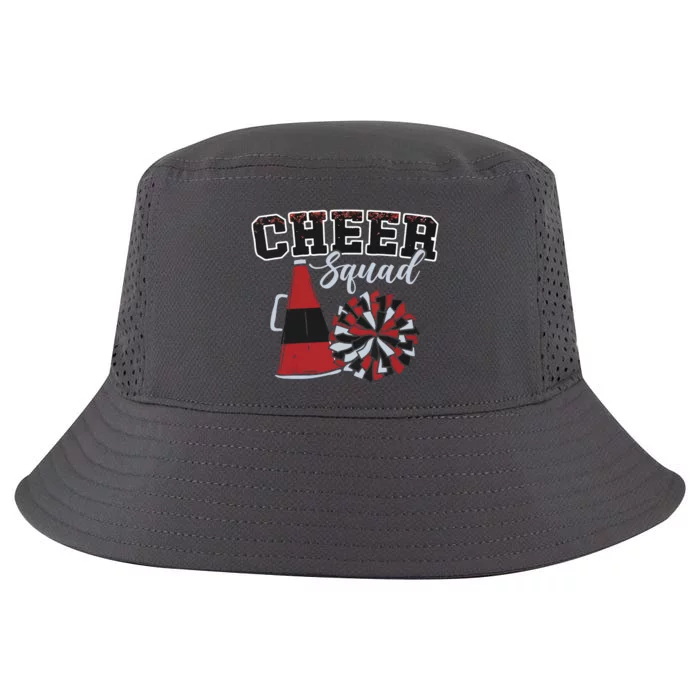 Cheer Squad Funny Cheerleader Cheerleading Red Women Girl Cool Comfort Performance Bucket Hat