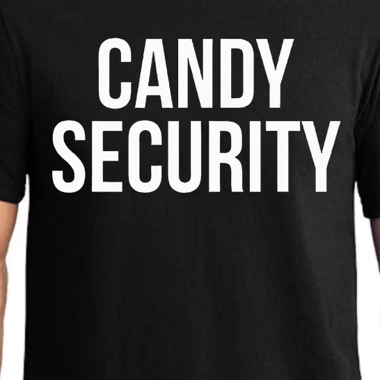 Candy Security Funny Halloween Costume For Parents Pajama Set