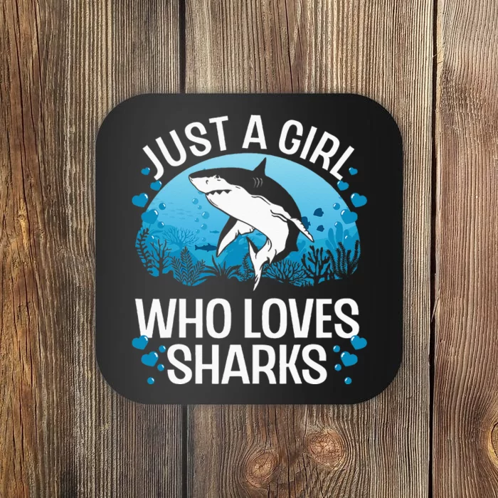 Cool Shark For Women Kids Shark Whale Shark Lover Coaster