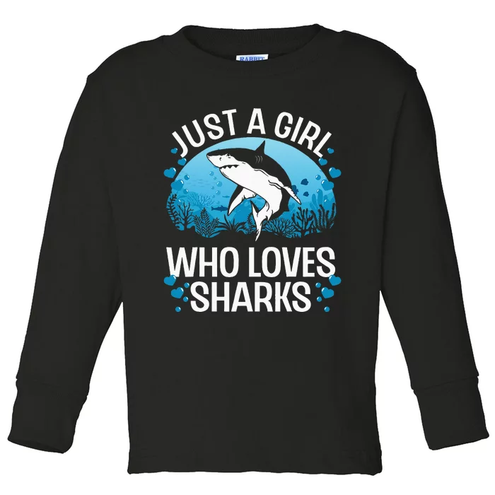 Cool Shark For Women Kids Shark Whale Shark Lover Toddler Long Sleeve Shirt