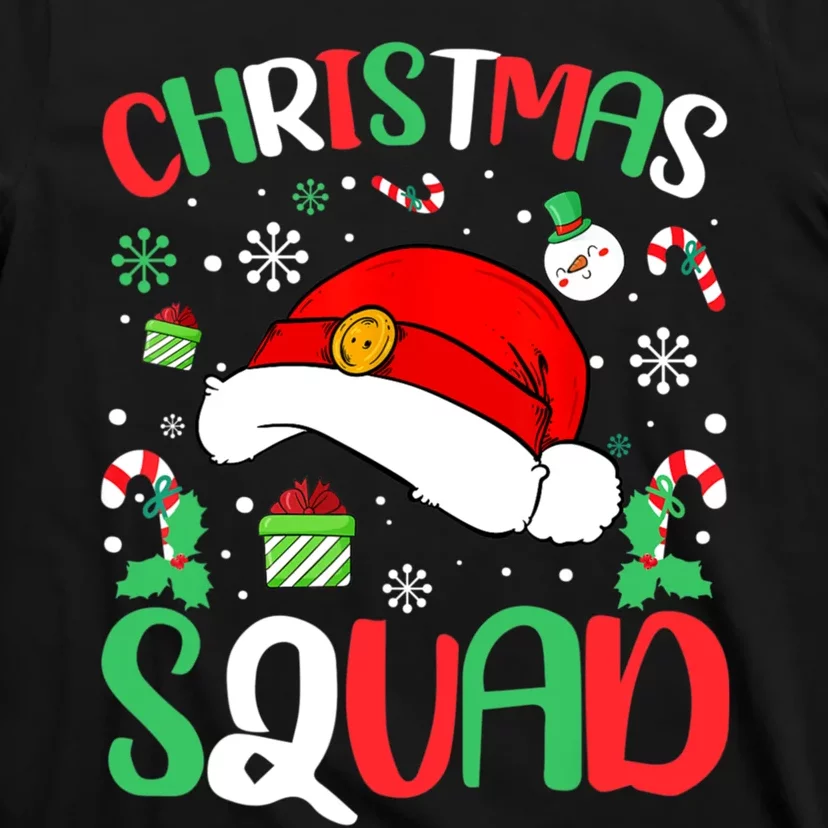 Christmas Squad Family Group Matching Christmas Pajama Party T-Shirt