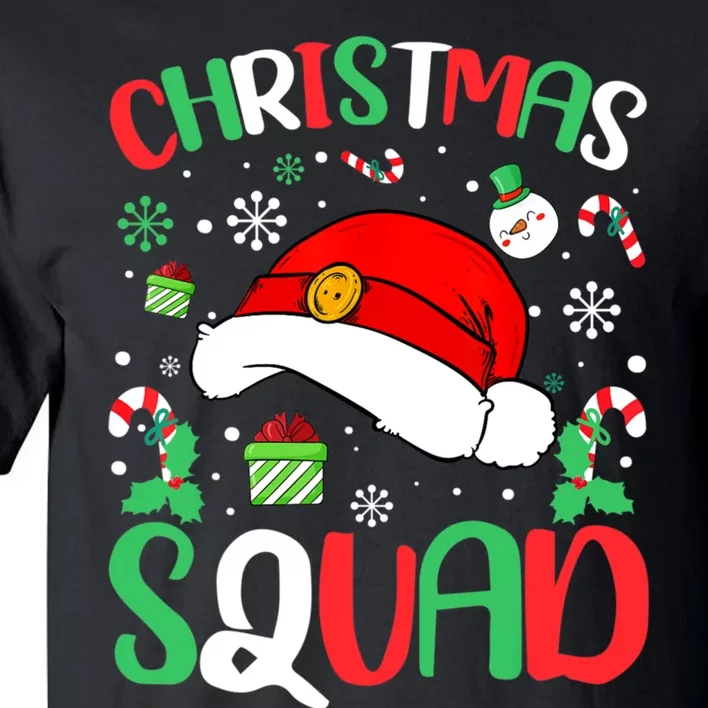 Christmas Squad Family Group Matching Christmas Pajama Party Tall T-Shirt