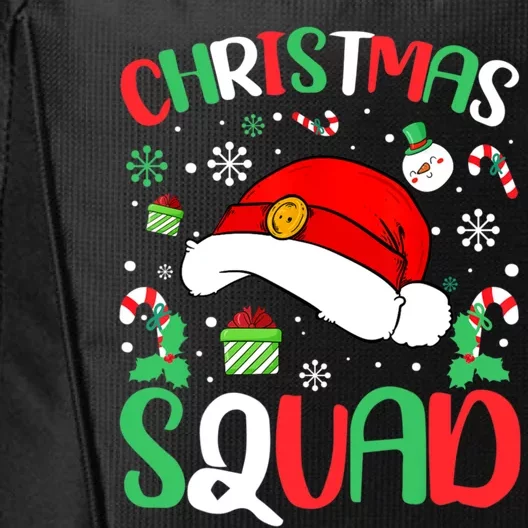 Christmas Squad Family Group Matching Christmas Pajama Party City Backpack