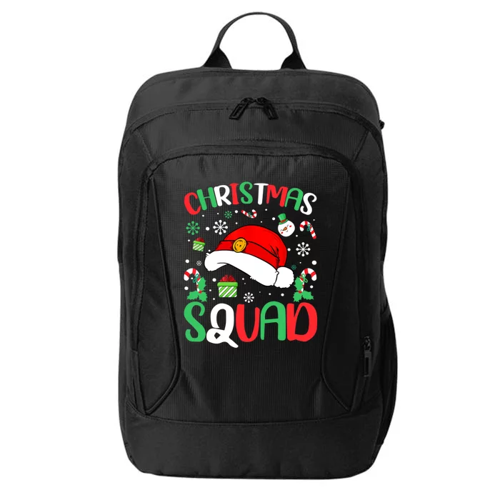 Christmas Squad Family Group Matching Christmas Pajama Party City Backpack