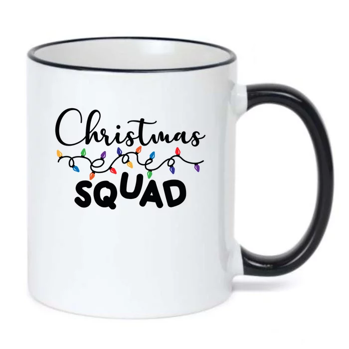 Christmas Squad Festive Cute Gift Black Color Changing Mug