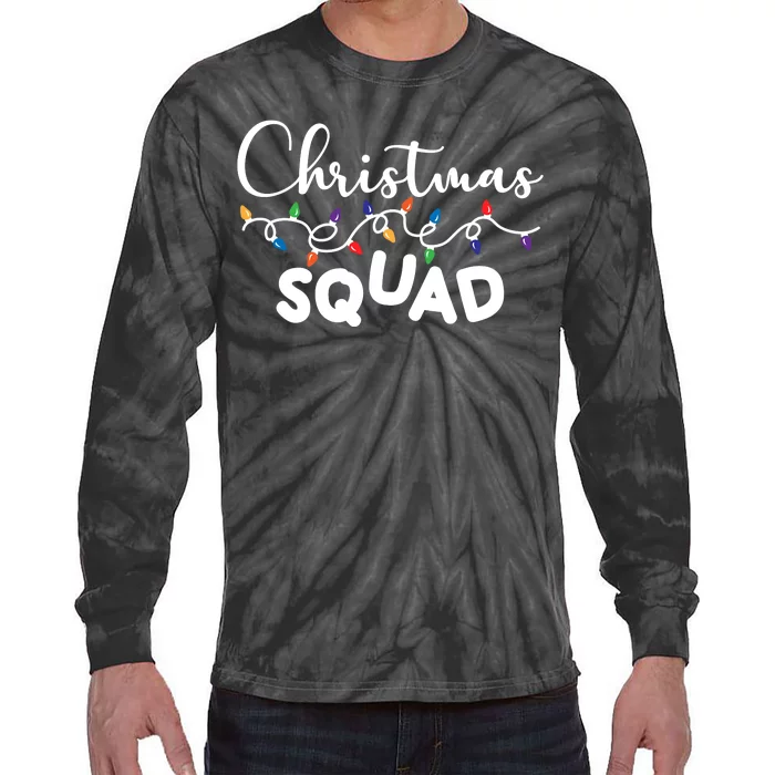 Christmas Squad Festive Cute Gift Tie-Dye Long Sleeve Shirt