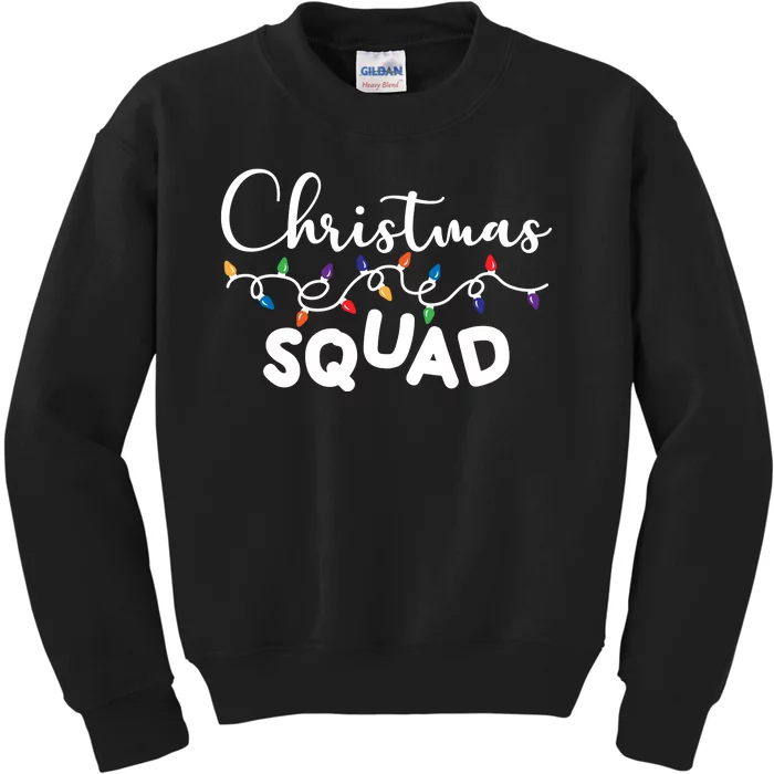 Christmas Squad Festive Cute Gift Kids Sweatshirt