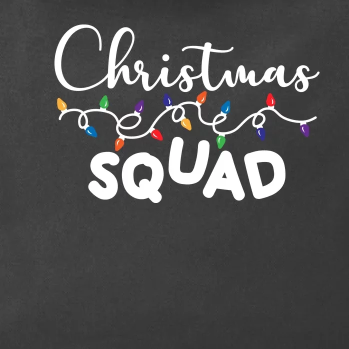 Christmas Squad Festive Cute Gift Zip Tote Bag