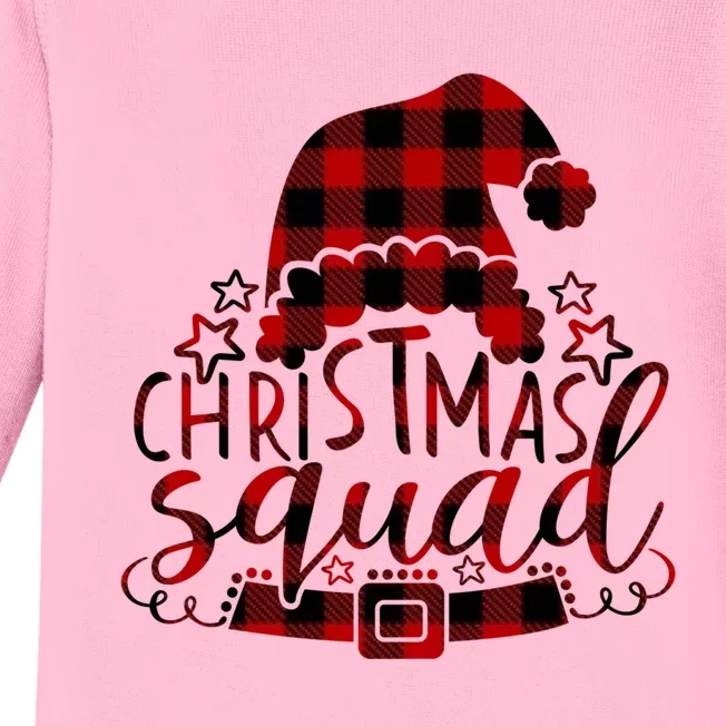 Christmas Squad Family Group Matching Christmas Party Pajama Cute Gift Baby Long Sleeve Bodysuit