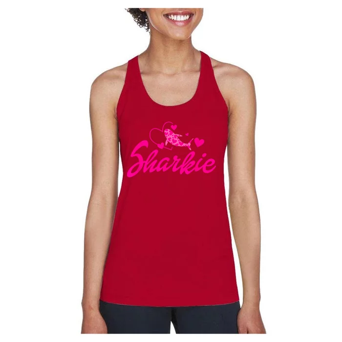 Cute Shark Funny Shark Women's Racerback Tank