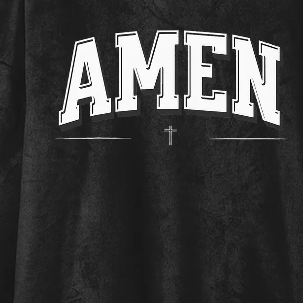 Christian S For Men AMEN Hooded Wearable Blanket