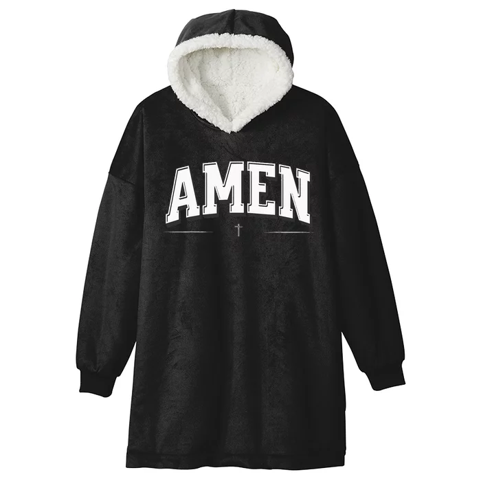 Christian S For Men AMEN Hooded Wearable Blanket