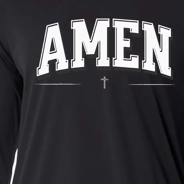 Christian S For Men AMEN Cooling Performance Long Sleeve Crew