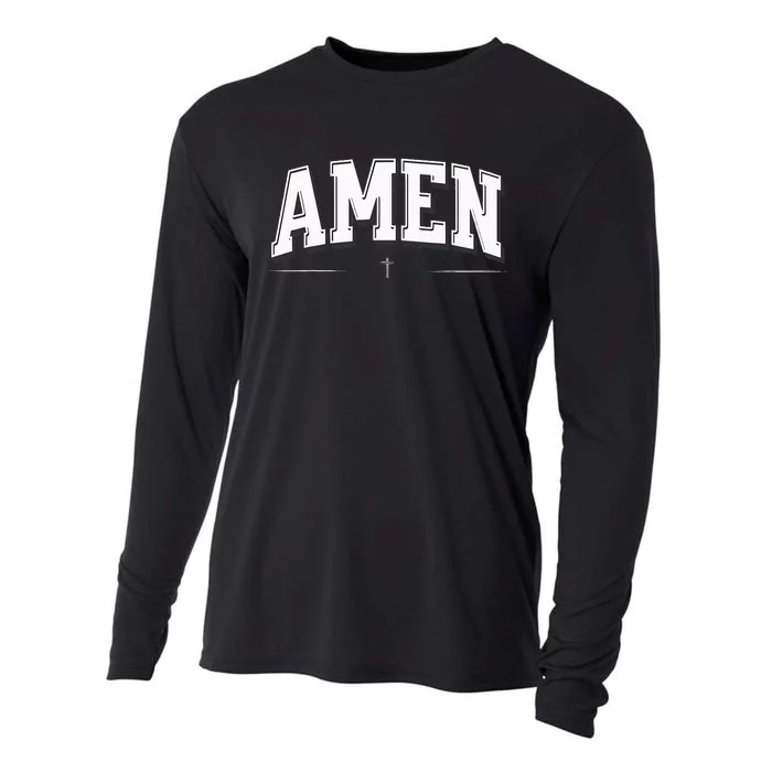 Christian S For Men AMEN Cooling Performance Long Sleeve Crew