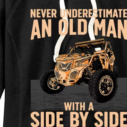 Cool SXS For Grandpa Dad Offroad UTV ATV SideBySide Women's Fleece Hoodie