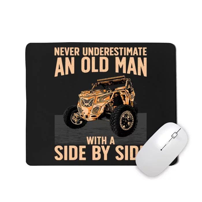 Cool SXS For Grandpa Dad Offroad UTV ATV SideBySide Mousepad