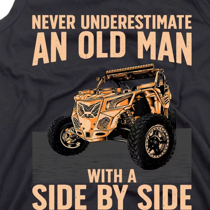 Cool SXS For Grandpa Dad Offroad UTV ATV SideBySide Tank Top