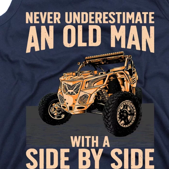 Cool SXS For Grandpa Dad Offroad UTV ATV SideBySide Tank Top