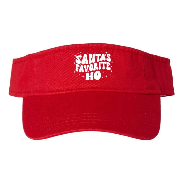 Christmas Santa Favorite Ho Funny Matching Holiday Season Valucap Bio-Washed Visor