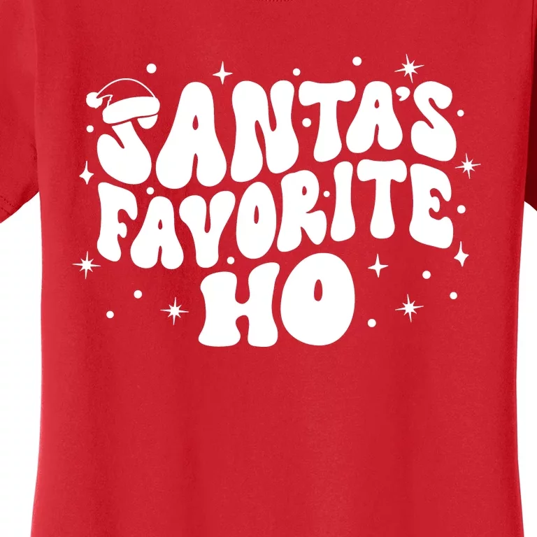 Christmas Santa Favorite Ho Funny Matching Holiday Season Women's T-Shirt