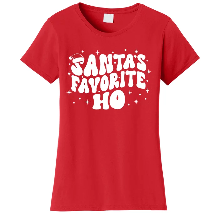 Christmas Santa Favorite Ho Funny Matching Holiday Season Women's T-Shirt