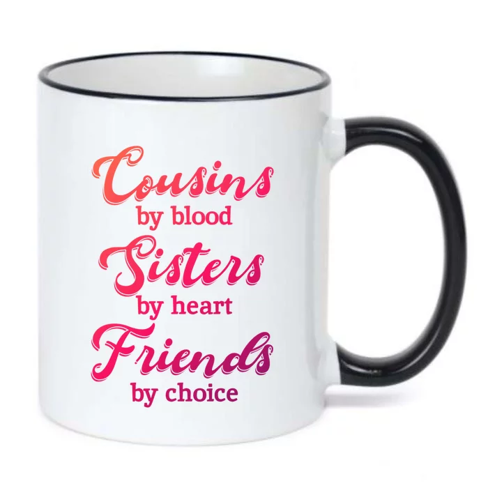 Cousins Sisters Friends Relatives Family Niece Aunt Uncle Cute Gift Black Color Changing Mug