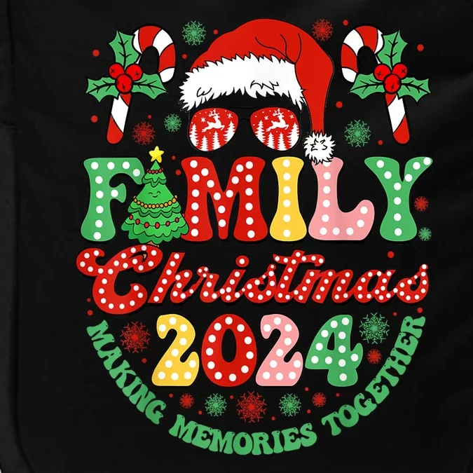 Christmas Squad Family Christmas 2024 Xmas Matching Pajamas Gift Impact Tech Backpack