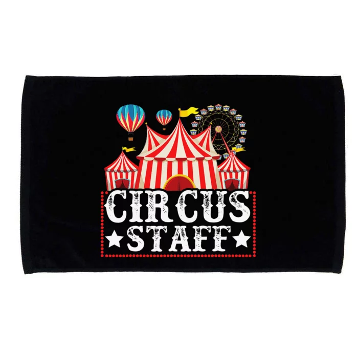 Circus Staff Funny Circus Themed Birthday Party Microfiber Hand Towel