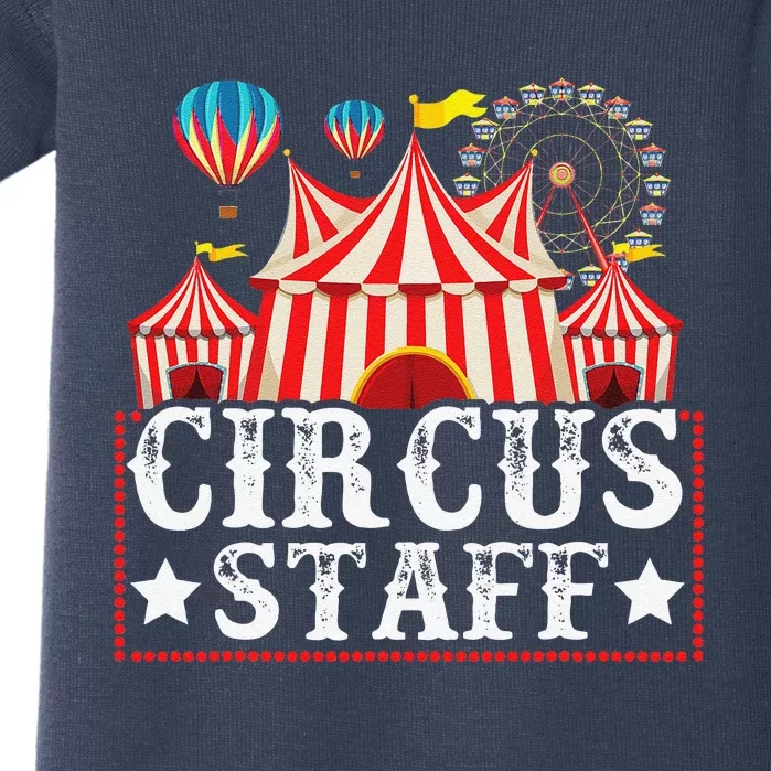 Circus Staff Funny Circus Themed Birthday Party Baby Bodysuit