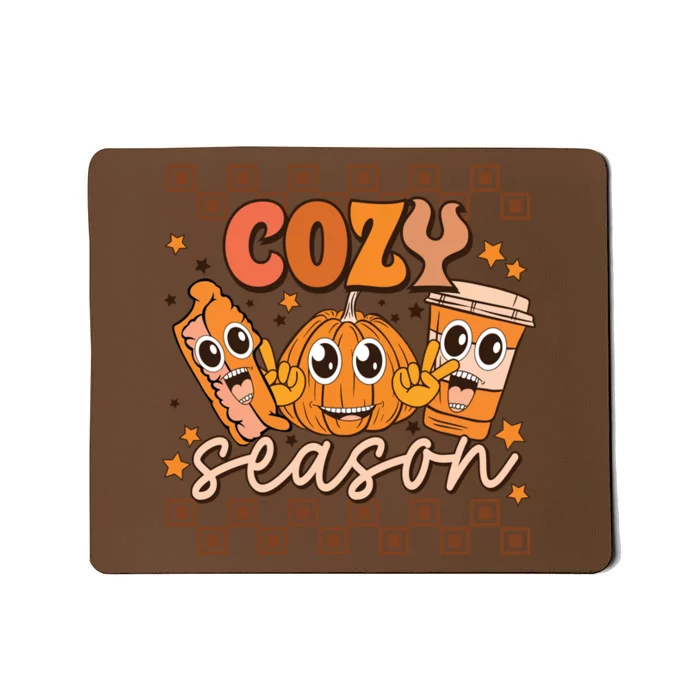 Cozy Season Fall Vibes Autumn Season Thanksgiving Pumpkin Spice Funny Mousepad