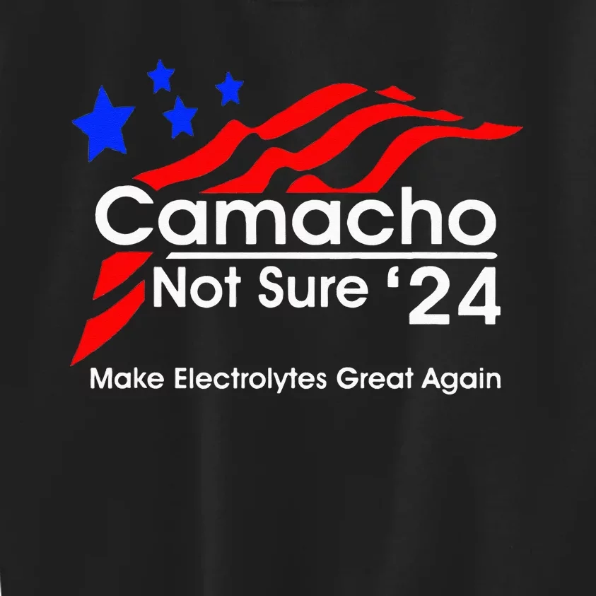 camachonot sure for president Kids Sweatshirt