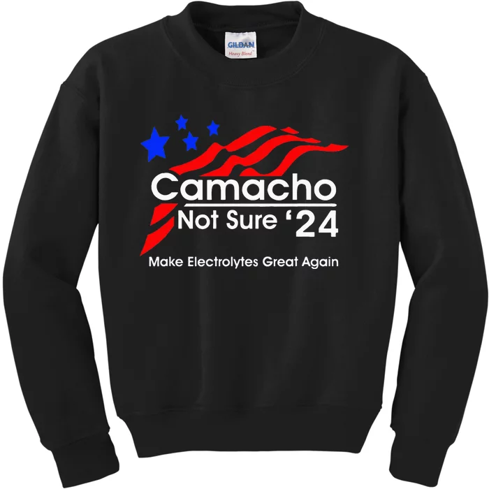 camachonot sure for president Kids Sweatshirt