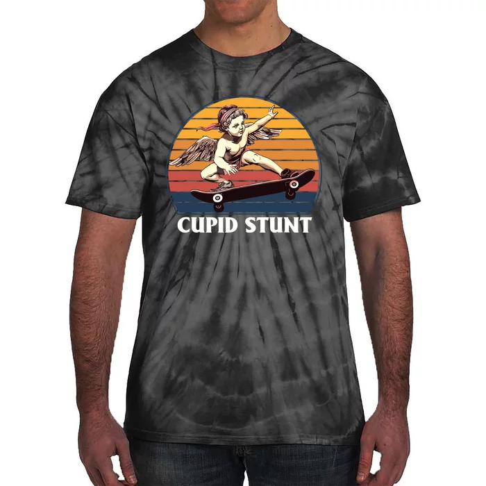 Cupid Stunt Funny Sarcastic Offensive Humor Embarrassing Tie-Dye T-Shirt