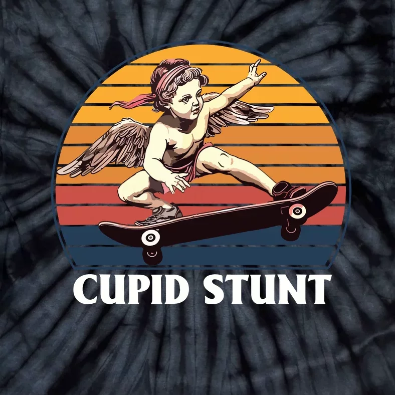 Cupid Stunt Funny Sarcastic Offensive Humor Embarrassing Tie-Dye T-Shirt